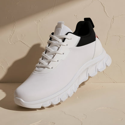 Men's low-side running shoes with a polyester upper, mesh interior, and PVC sole - view 2