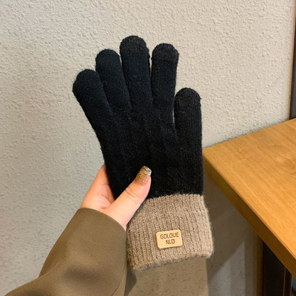 Winter Warm Gloves with Velvet Lining and Thickened Protection Against Cold and Sun, Cycling Gloves for Men and Women, Touch Screen Sports and Fitness Gloves - image 2