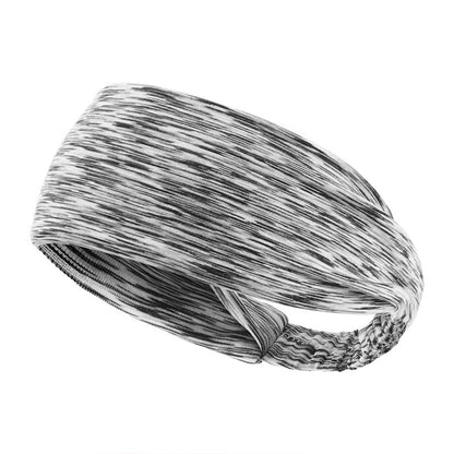 Wide Sweat-wicking Band For Sports Fitness, And Yoga