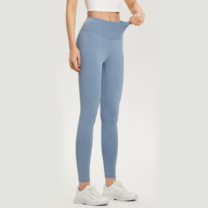 Lulu Yoga Pants Outdoor Sports Shorts Fitness Training High Waist Naked Bottoming Peach Pants Yoga Women - image 2