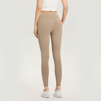Lulu Yoga Pants Outdoor Sports Shorts Fitness Training High Waist Naked Bottoming Peach Pants Yoga Women - image 4