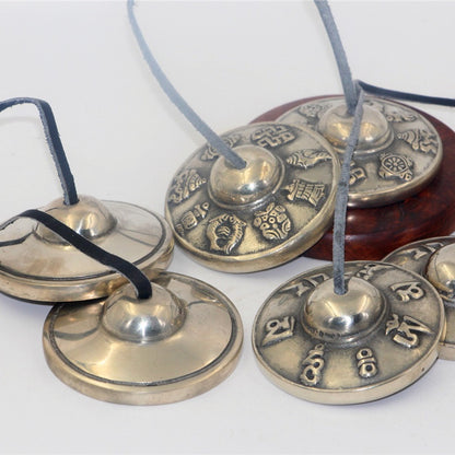Fidelity Nepal Handmade Ringing Copper Bell Bell Bell Copper Pulling Ding Xia Bell Ding Dang Yoga Supplies Clock - image 4