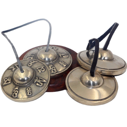 Fidelity Nepal Handmade Ringing Copper Bell Bell Bell Copper Pulling Ding Xia Bell Ding Dang Yoga Supplies Clock - image 5