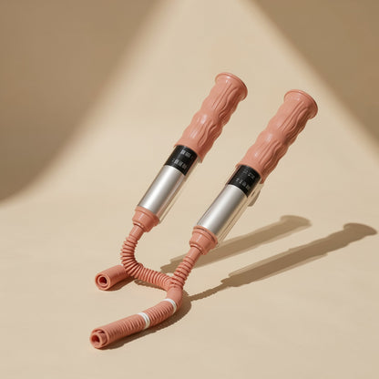 PVC skipping rope with color labels distinguishing writable and non-writable versions