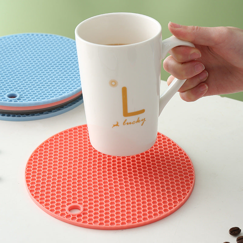 Silicone Placemats, Anti-Scalding Pot Mats, Bowl Mats, Coasters, Plate Mats, Household Dining Table Insulation Mats, High Temperature Resistance - image 4