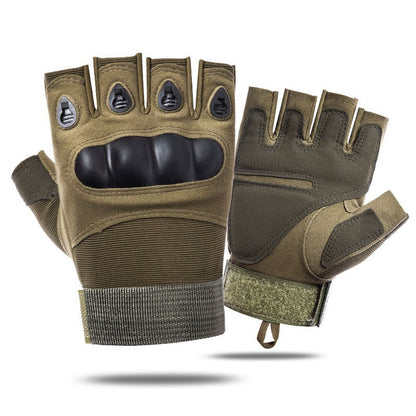 Half-finger Tactical Gloves Men's Outdoor Cycling Sports Non-slip Wear-resistant Mountaineering Fitness Training Five-finger Gloves - image 4