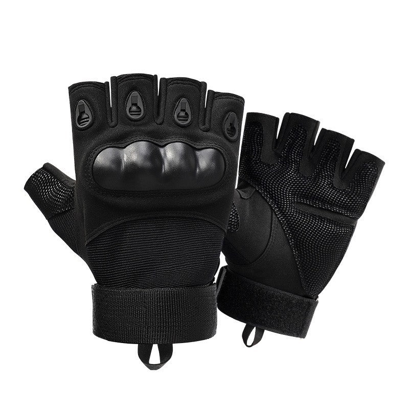 Half-finger Tactical Gloves Men's Outdoor Cycling Sports Non-slip Wear-resistant Mountaineering Fitness Training Five-finger Gloves - image 5