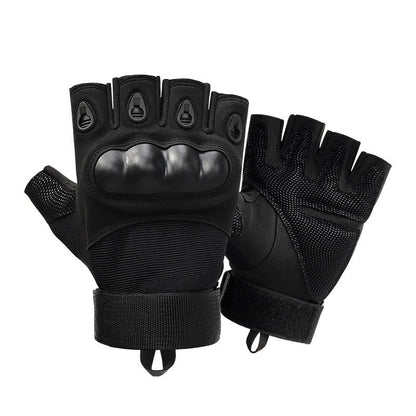 Half-finger Tactical Gloves Men's Outdoor Cycling Sports Non-slip Wear-resistant Mountaineering Fitness Training Five-finger Gloves - image 5