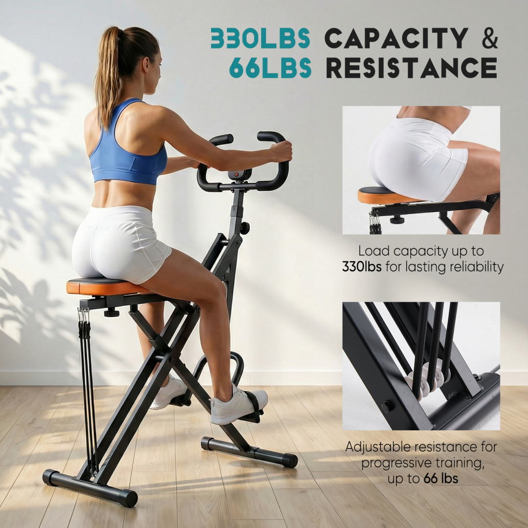 Compact Squat & Row Training Machine