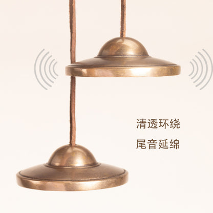 Nepalese Handmade Bronze Bells Bells Bells Bells Bells Bells Bells Blocks Bells Bells Blocks Cymbals Percussion Instruments Tone Therapy Yoga Meditation Awakeni - image 1