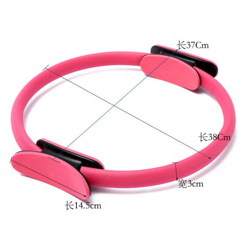 Pilates ring factory wholesale yoga ring resistance ring skinny leg ring trainer FRP Crescent handle PRA ring - image 4
