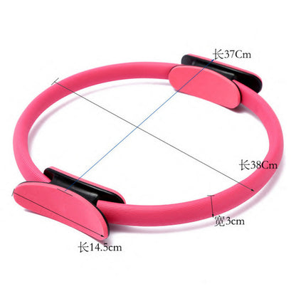 Pilates ring factory wholesale yoga ring resistance ring skinny leg ring trainer FRP Crescent handle PRA ring - image 4