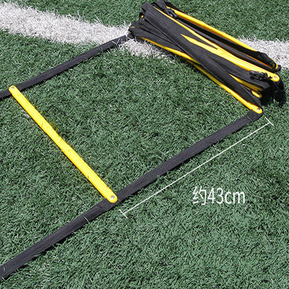 Fixed Agility Ladder Rope Ladder Physical Fitness Soft Ladder Football Training Jump Grids Ladder Pace Training Ladder Basketball Equipment Can Be Spliced - image 2