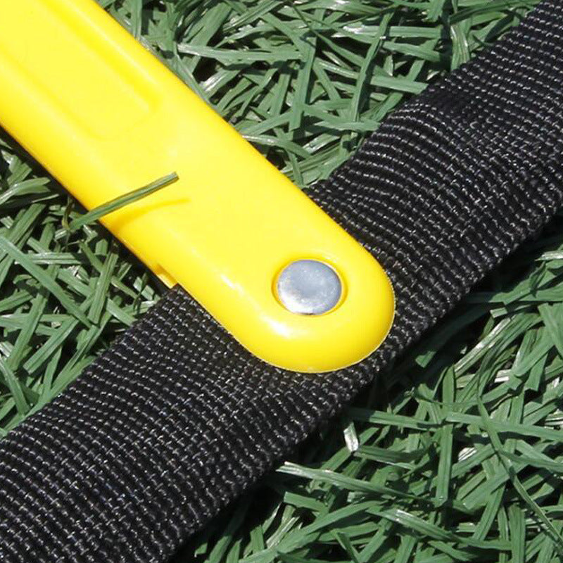 Fixed Agility Ladder Rope Ladder Physical Fitness Soft Ladder Football Training Jump Grids Ladder Pace Training Ladder Basketball Equipment Can Be Spliced - image 3