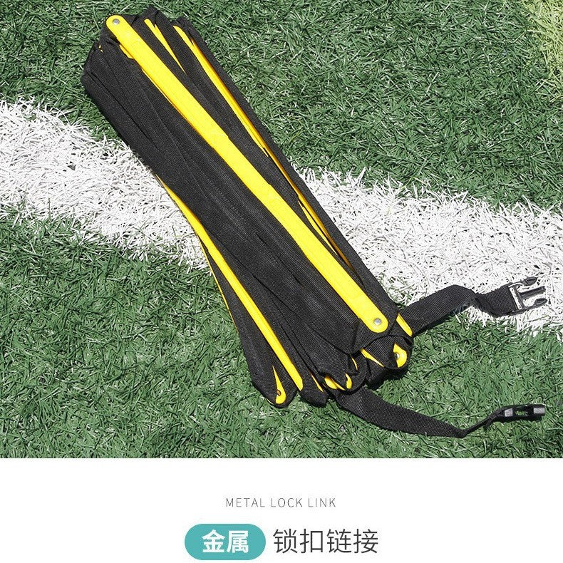 Fixed Agility Ladder Rope Ladder Physical Fitness Soft Ladder Football Training Jump Grids Ladder Pace Training Ladder Basketball Equipment Can Be Spliced - image 4