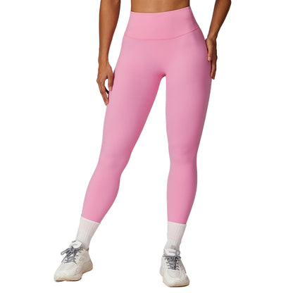 Ze Chuang Running Cloud-Feel Quick-Dry Fitness Pants Breathable Outdoor Tight Sports Pants High-Waisted Butt-Lifting Yoga Pants for Women 8047 - image 5