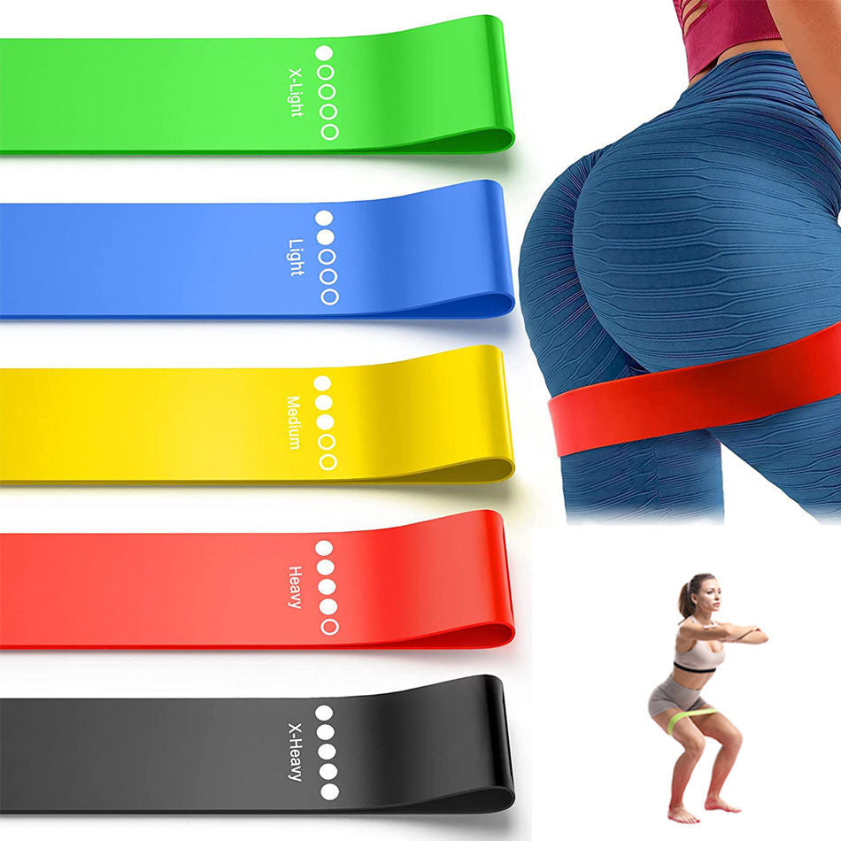 Resistance Band Yoga Band Fitness Sports Training Hip Tension Band Leg Squat Dance Stretch Band - image 4