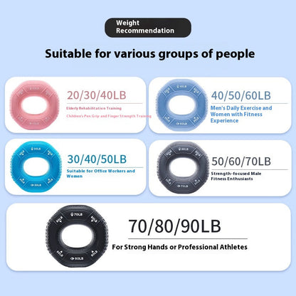 Silicone Grip Ring Decompression Decompression Building Up Arm Muscles…