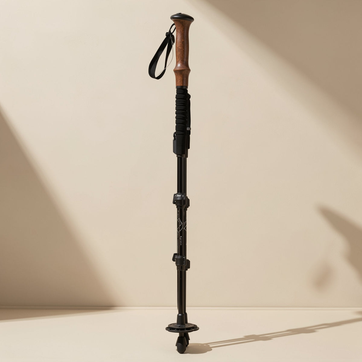 Trailpair aluminum alloy trekking pole set with cork handles and storage bag - view 4