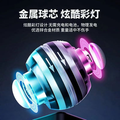 Fitness Self-Starting Grip Ball Palm Gyro Ball Wrist Training Artifact Five-Color Light Magnetic Luminous Wrist Ball Wholesale - image 2