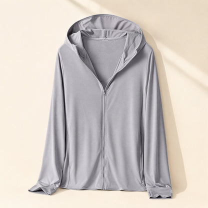 Hoodscreen hooded polyester sun protection clothing with UPF50 UV protection