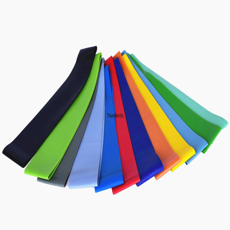 Yoga latex 500 lap strength training resistance band fitness O-ring ring tension band 30-40 pounds elastic ring - image 3
