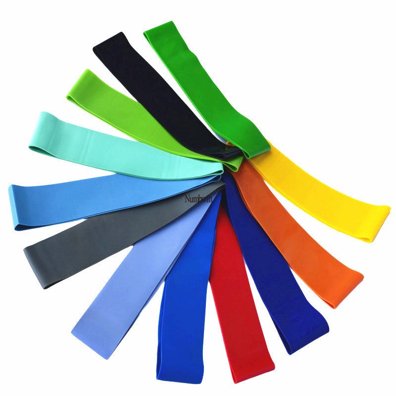 Yoga latex 500 lap strength training resistance band fitness O-ring ring tension band 30-40 pounds elastic ring - image 4