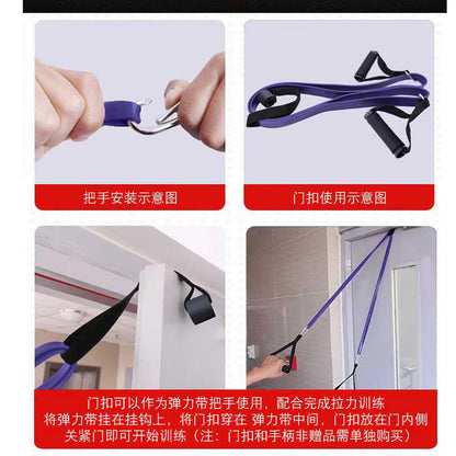 Manufacturer Yoga Fitness Resistance Band Tension Band Tension Rope Hanging Elastic Rope Strength Training Belt Tpe Material - image 4