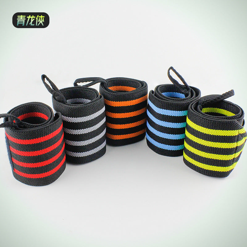 Ready-Made Strength Straps, Wrist Guards, Sports Elastic Wrist Guards, Fitness Weightlifting Bodybuilding Wrap Braces, Booster Belts - image 2
