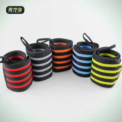 Ready-Made Strength Straps, Wrist Guards, Sports Elastic Wrist Guards, Fitness Weightlifting Bodybuilding Wrap Braces, Booster Belts - image 2
