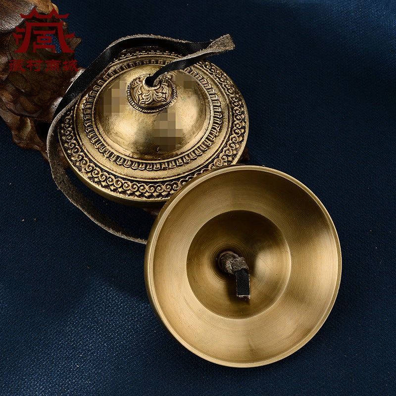 Handmade Bells Nepal Copper Carved Ethnic Percussion Instruments Bells Bells Bells Yoga Meditation Bells Bells Cymbals Supplies - image 3