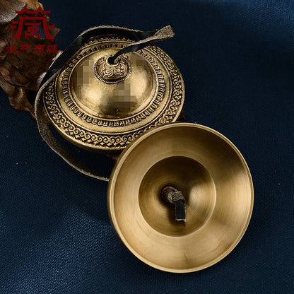 Handmade Bells Nepal Copper Carved Ethnic Percussion Instruments Bells Bells Bells Yoga Meditation Bells Bells Cymbals Supplies - image 3