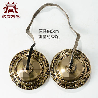 Handmade Bells Nepal Copper Carved Ethnic Percussion Instruments Bells Bells Bells Yoga Meditation Bells Bells Cymbals Supplies - image 5