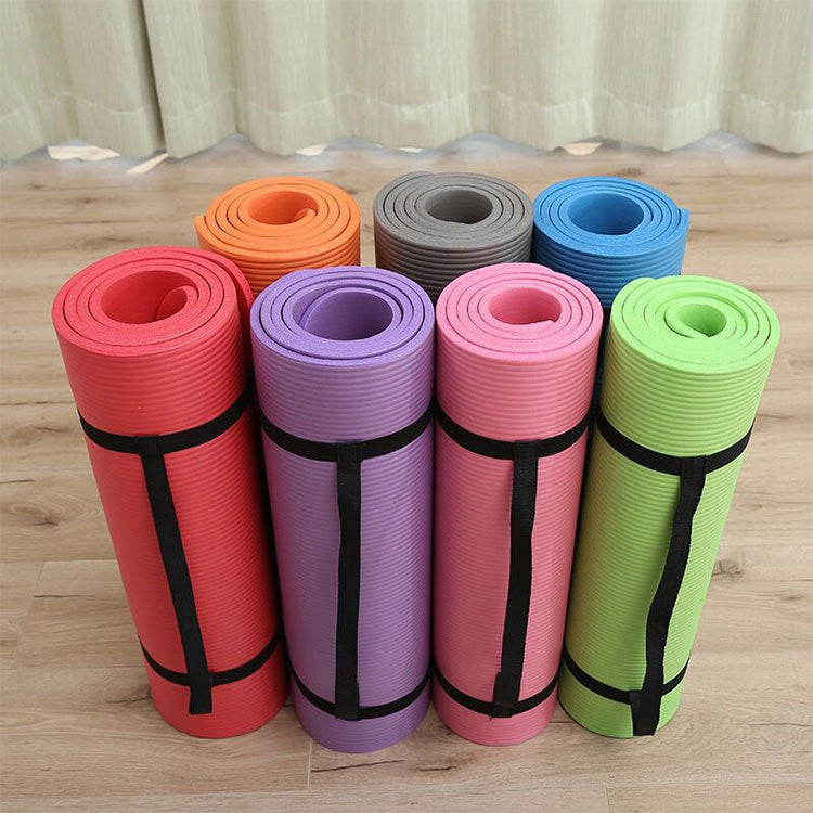 Yoga Mat Quiet Shock Absorbing Non-slip Dance Mat Home Sports Fitness Rope Skipping Mat Thickened and Widened Yoga Jumping Mat - image 3