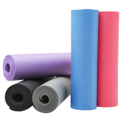 Yoga Mat Quiet Shock Absorbing Non-slip Dance Mat Home Sports Fitness Rope Skipping Mat Thickened and Widened Yoga Jumping Mat - image 5