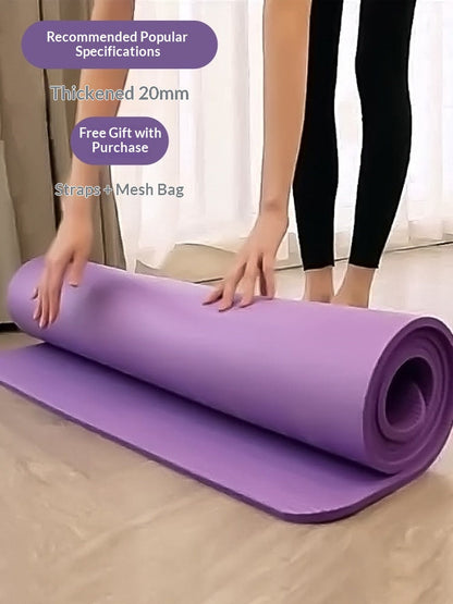 Yoga Mat For Beginners Non-Slip Shock-Absorbing
