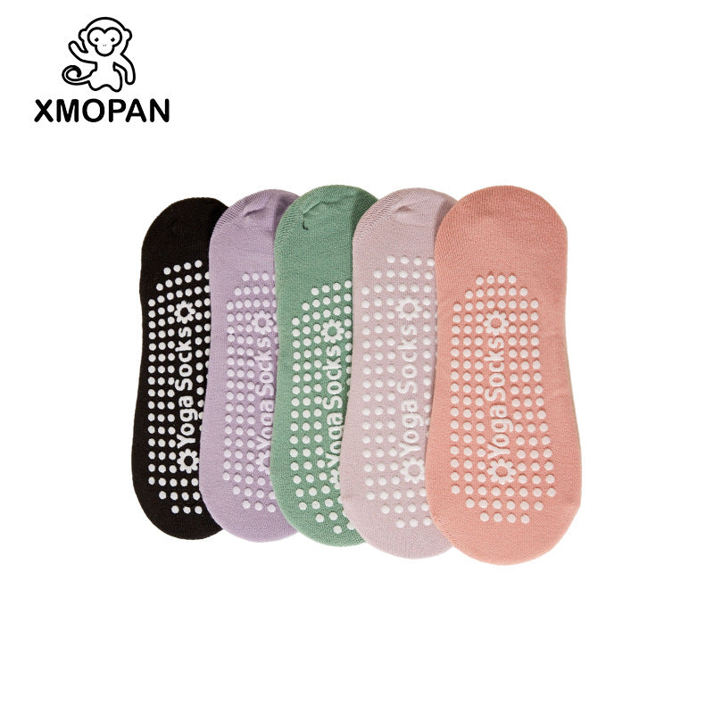 Yoga Socks Women Socks Cotton Professional Non-slip Silicone Indoor Fitness Dancing Beginner Pilates Sports Socks - image 5