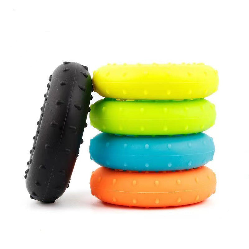 Manufacturer silicone grip ring fitness rubber ring male and female elderly students children exercise finger strength training equipment - image 5