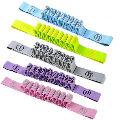 Children's Dance yoga elastic band open shoulder fitness female resistance training equipment segment digital stretch band - image 2