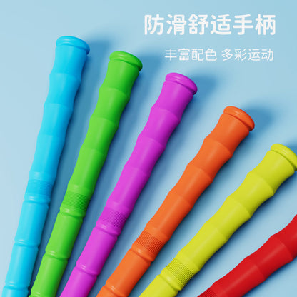 Factory wholesale bamboo rope skipping pattern adult children fitness primary and secondary school students fancy bead rope beginner rope skipping - image 4