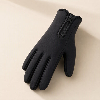 Polyester touch screen cycling gloves with anti-slip and windproof functions - view 4