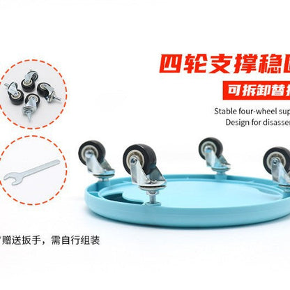 Four-Wheel Sliding Disc, Silent Abdominal Disc, Universal Pulley Disc, Sliding Disc, Fitness Abdominal Muscle Disc, Multi-Functional Abdominal Fitness Device Sl - image 4