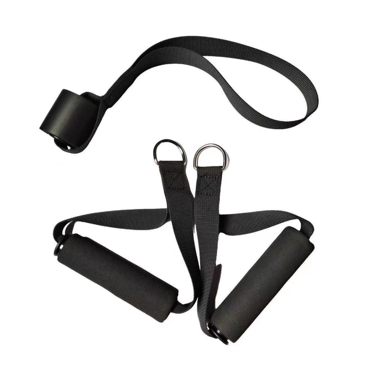 Gantry fitness equipment accessories elastic band tension rope handle door buckle resistance band pull-up auxiliary door clip - image 4