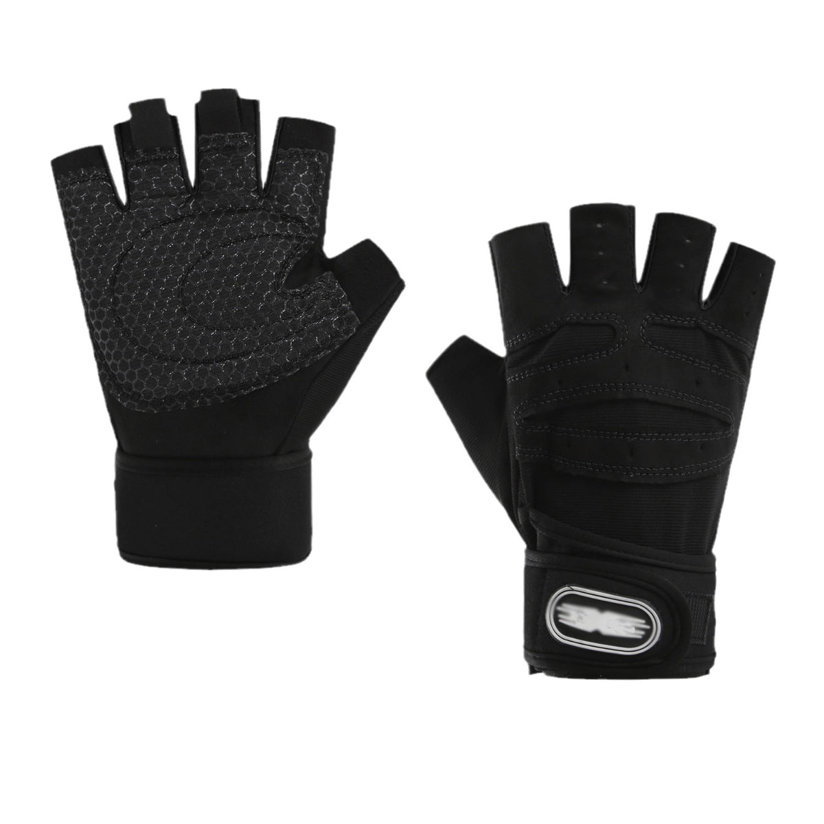 New fitness half finger gloves men and women protective anti-slip wrist guard barbell riding sports equipment foreign trade cross-border gloves - image 5