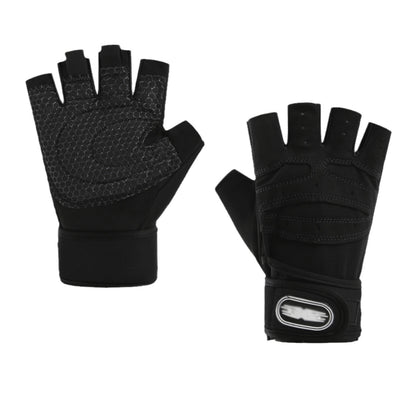 New fitness half finger gloves men and women protective anti-slip wrist guard barbell riding sports equipment foreign trade cross-border gloves - image 5