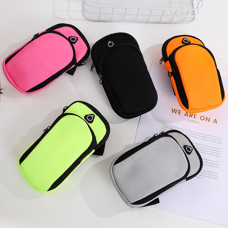 Hot-Selling Sports Running Arm Bag, Cycling and Mountaineering Arm Phone Key Coin Storage Bag, Fitness Wrist Bag - image 3