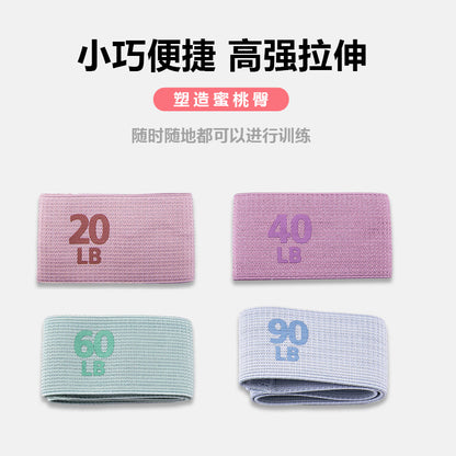 Hip training supplies resistance band elastic ring hip female fitness male strength exercise stretch ring stretch band - image 2