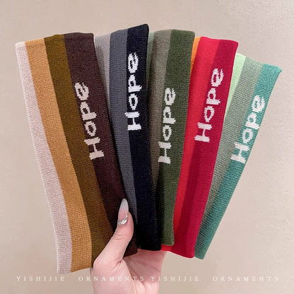 Sports hair band female running sweat-absorbent antiperspirant band yoga fitness headband outdoor headscarf female face wash headband hair band - image 4