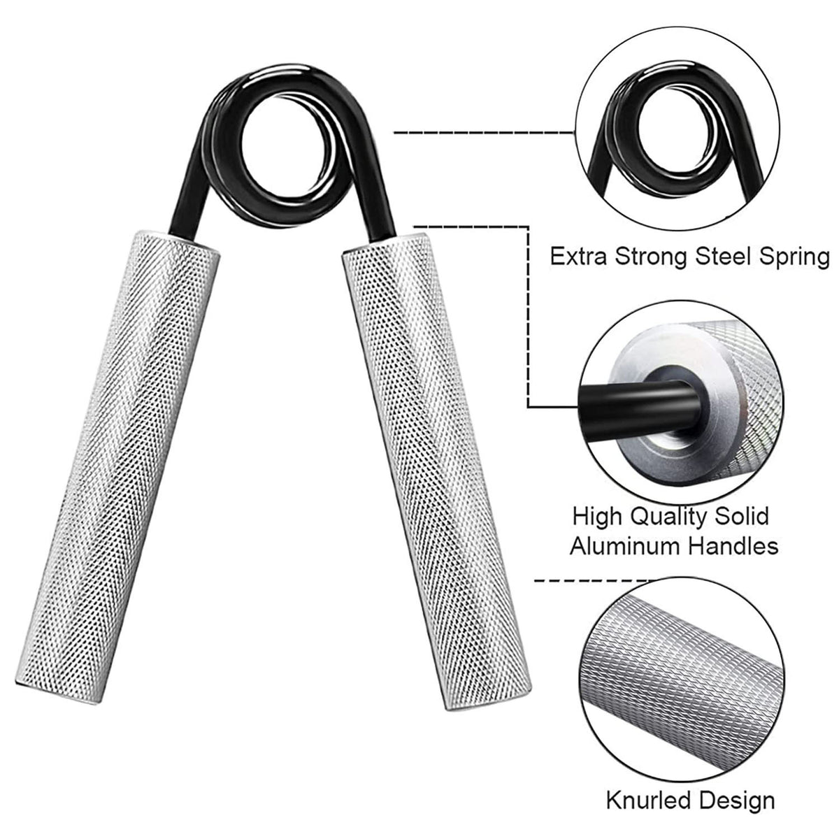 Metal heavy grip home fitness men's arm wrist training spring steel finger strength fitness supplies - image 2