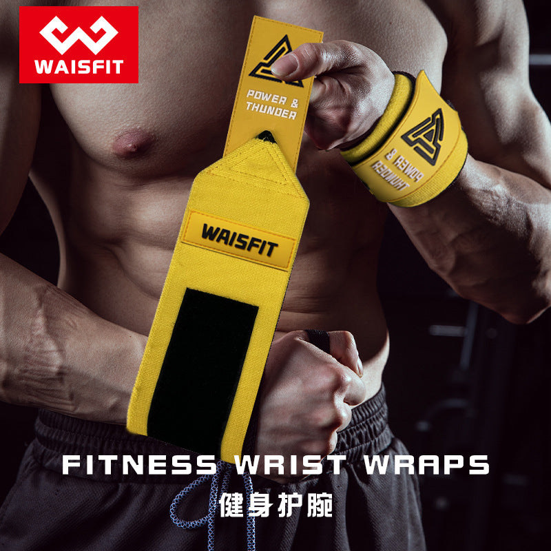 Fitness Wristbands for Men, Deadlifts, Adult Powerlifting, Compression Support Straps, Wrist Wraps, Sports Anti-Twist Protective Gear - image 1